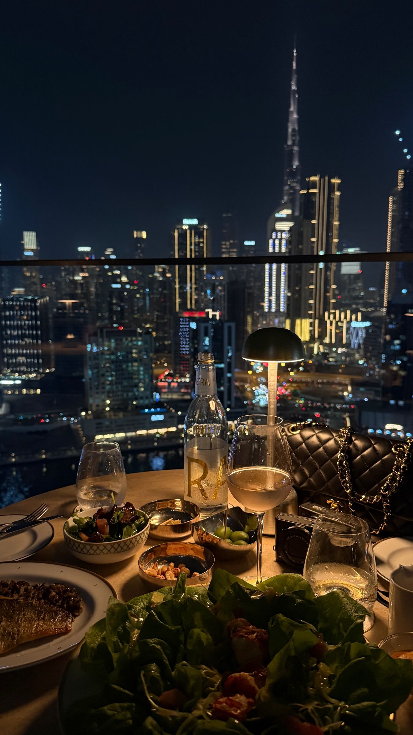 Midnight Cityscape Grazing Table