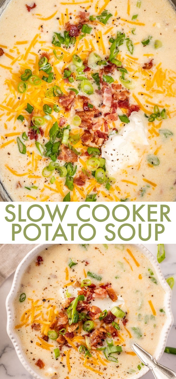 Easy Crockpot Potato Soup